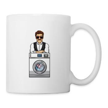 Brainwashing Washing Machine Propaganda False News - Mug - white - Right