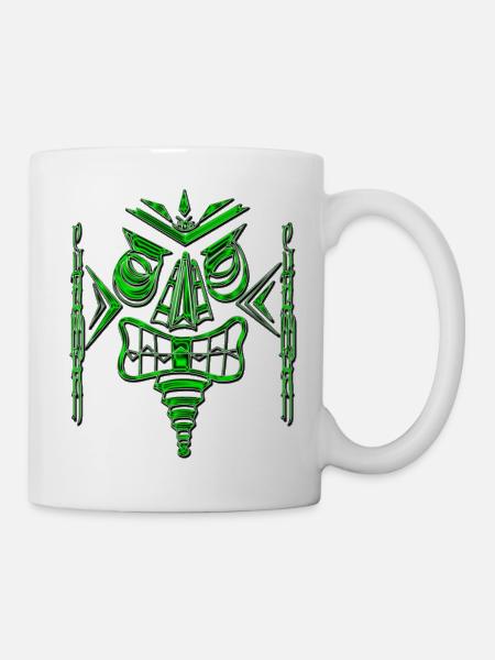 Shaman - Tika - Green - Mug blanc - blanc