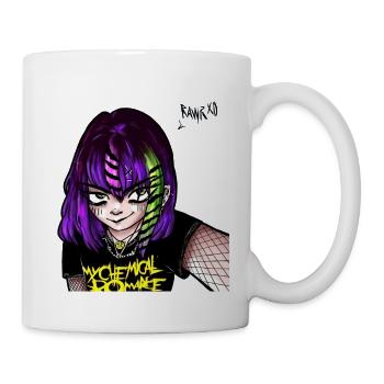 Emo Punk Girl - Mug blanc - blanc - Droite