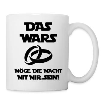 das_wars_moege_die_macht_01 - Tasse - Weiß - Rechts