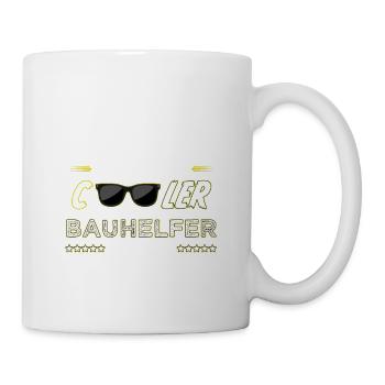 Construction helper house construction site manager site manager - Mug - white - Right