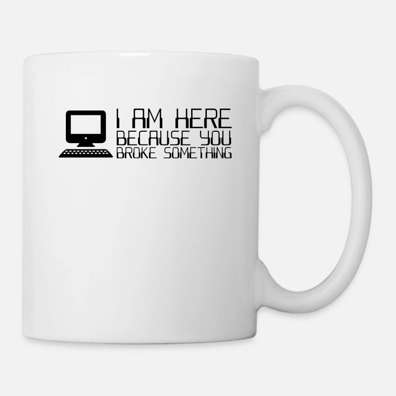 IT Computer IT Support IT Tickersystem - Tasse - Weiß