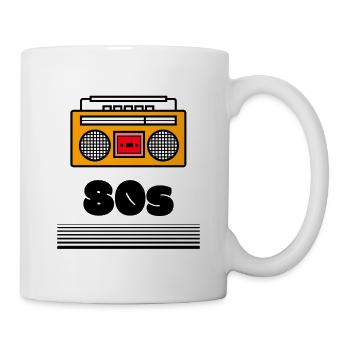 Jeunesse des années 80 dans les années 80 1980 - Mug blanc - blanc - Droite