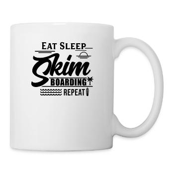 Hobby Skimboarder Fahrer Skimboarden Skimboard - Mug blanc - blanc - Droite