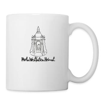 Porta Westfalica Kaiser Wilhelm Denkmal Heimat - Tasse - Weiß - Rechts