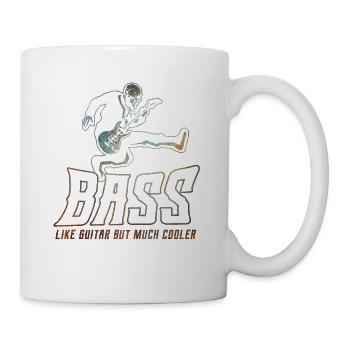 Guitar, Electric Guitar, Bass, Gift, Gift Idea - Mug - white - Right