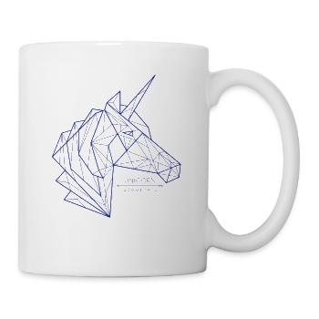 Unicorn Einhorn - Tasse - Weiß - Rechts