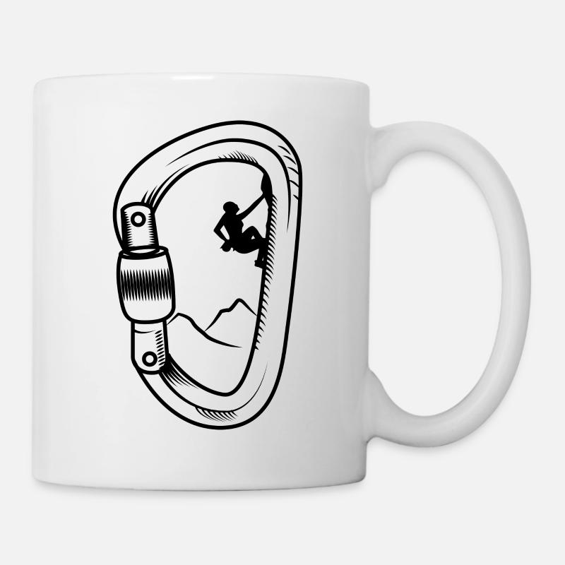 Idée de cadeau pour le mousqueton - Mug blanc - blanc