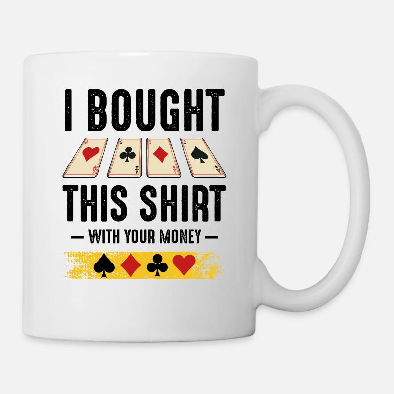 Poker - Mug blanc - blanc