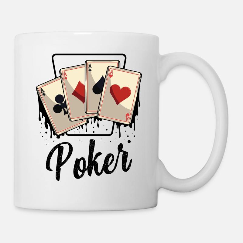 Poker - Mug - white