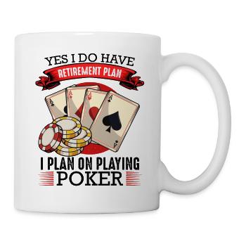 Poker - Tasse - Weiß - Rechts