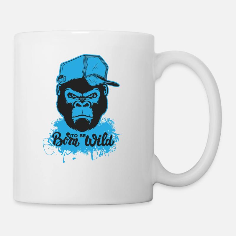 Born to be wild - Tasse - Weiß