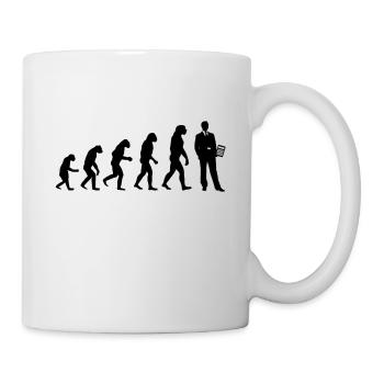 Accountant Auditor Evolution Gift - Mug - white - Right
