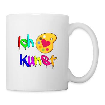 I love art artist paints painting painters - Mug - white - Right