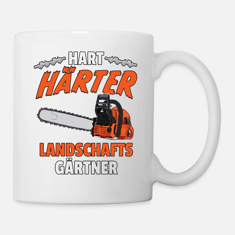 Hart Harter Landschaftsgärtner Geschenke - Tasse - Weiß