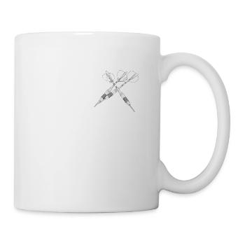 The Dartfather - Tasse - Weiß - Rechts