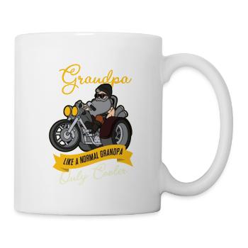 Triker Grandpa Grandfather Trike Motorcycle Tricycle - Mug - white - Right