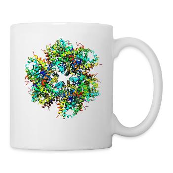 Protéine cool molécule chimie Nerd Hémoglobine - Mug blanc - blanc - Droite