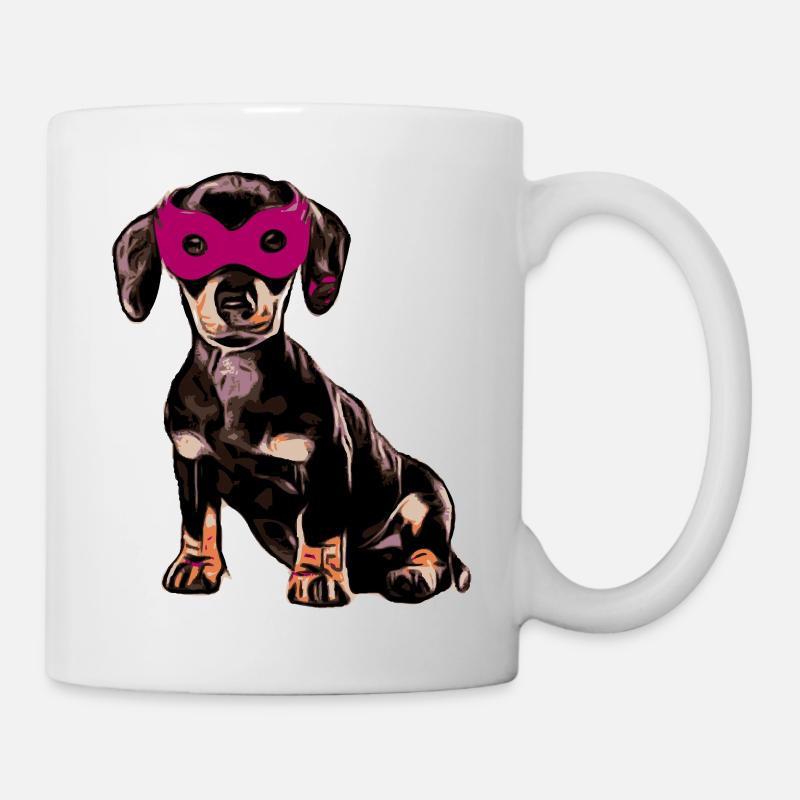 Dachshund Carnival - Mug - white