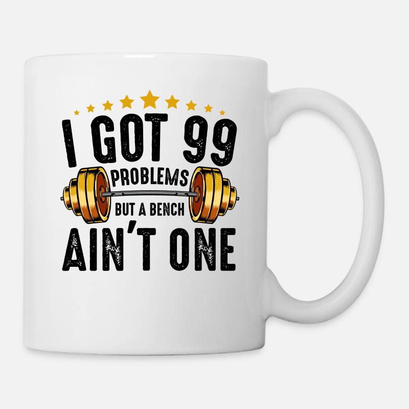 Body Building Cool Sprüche Bodybuilder Geschenk - Tasse - Weiß
