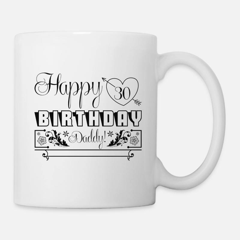 Joyeux anniversaire papa - Mug blanc - blanc
