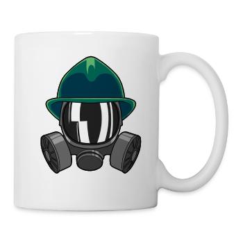 Feuerwehr Freiwillige Feuerwehrmann Feuer Brand - Tasse - Weiß - Rechts