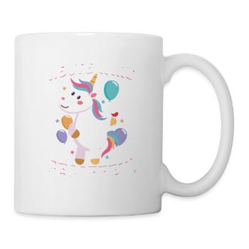 Junggesellenabschied JGA Party Einhorn Geschenk - Tasse - Weiß - Rechts