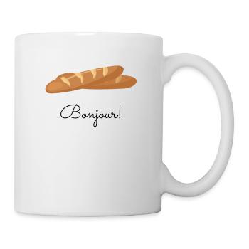 Bonjour Baguette French - Mug - white - Right