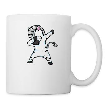 Dabbing Zebra Funny Dab Dance Gift Anniversaire - Mug blanc - blanc - Droite