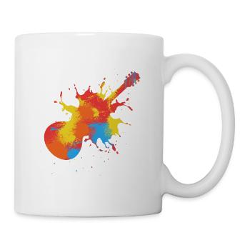 Cadeau guitare électrique I Guitariste guitare électrique - Mug blanc - blanc - Droite