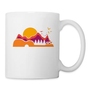 Uke cadeau de guitare je ukulele guitariste - Mug blanc - blanc - Droite