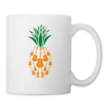 Uke cadeau de guitare je ukulele guitariste - Mug blanc - blanc - Droite