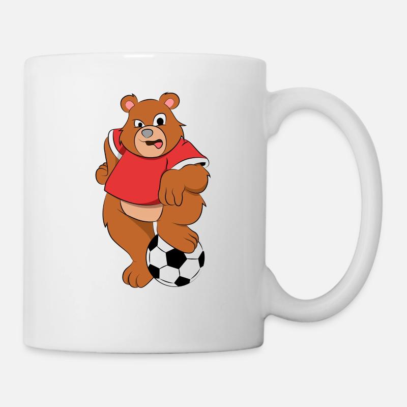 Soccer Bear - Mug - white