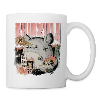 Funny CHINZILLA gift for chinchilla owners - Mug - white - Right