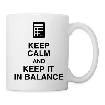 comptable / comptabilité / compter / chiffre - Mug blanc - blanc - Droite