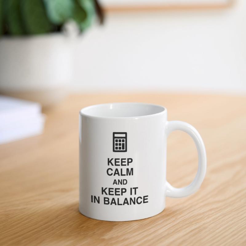 comptable / comptabilité / compter / chiffre Mug blanc