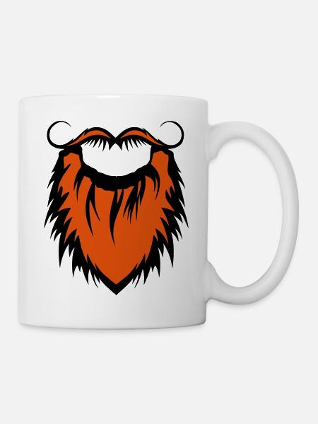 Bart und Schnurrbart 20122 - Tasse - Weiß
