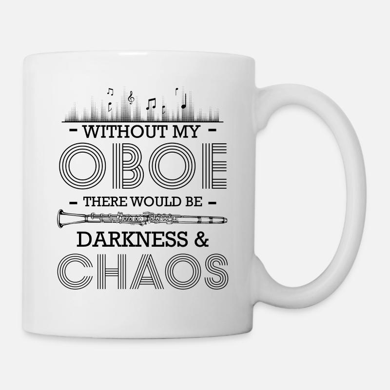 Oboe - Tasse - Weiß