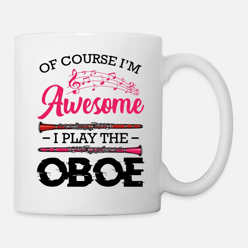 Oboe - Tasse - Weiß