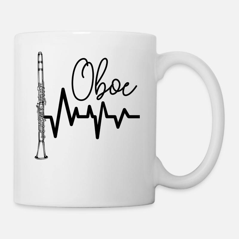 hautbois - Mug blanc - blanc