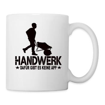 Handwerker - Tasse - Weiß - Rechts