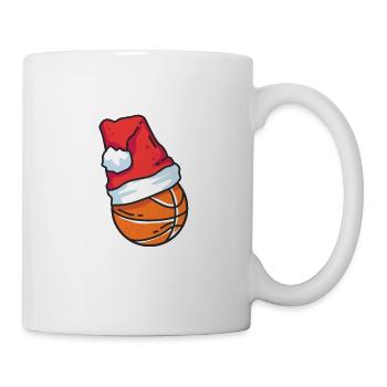 Casquette de basket de Noël - Mug blanc - blanc - Droite