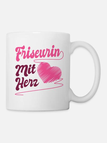 Friseurin - Tasse - Weiß