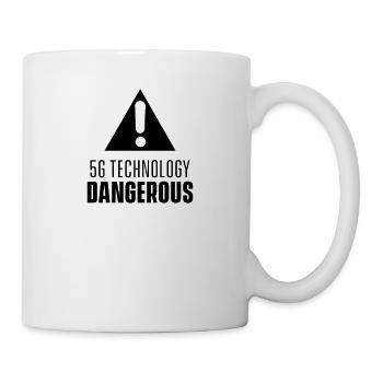 Anti 5G 5G radiations adversaires radio cellulaire - Mug blanc - blanc - Droite