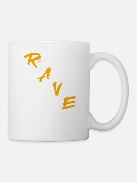 Rave House Dubstep Techno Hardstyle Raver - Tasse - Weiß