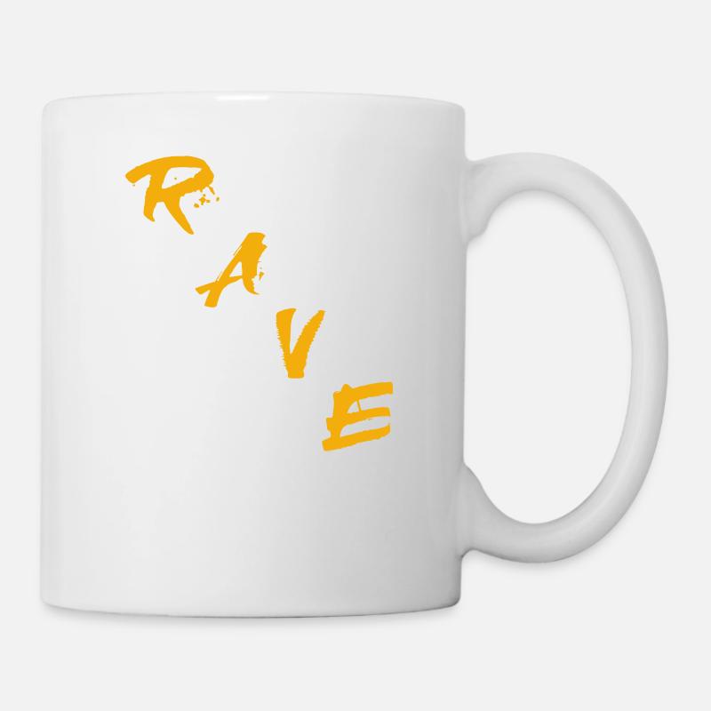Rave House Dubstep Techno Hardstyle Raver - Tasse - Weiß