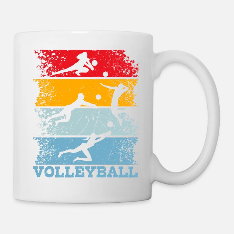volley-ball - Mug blanc - blanc