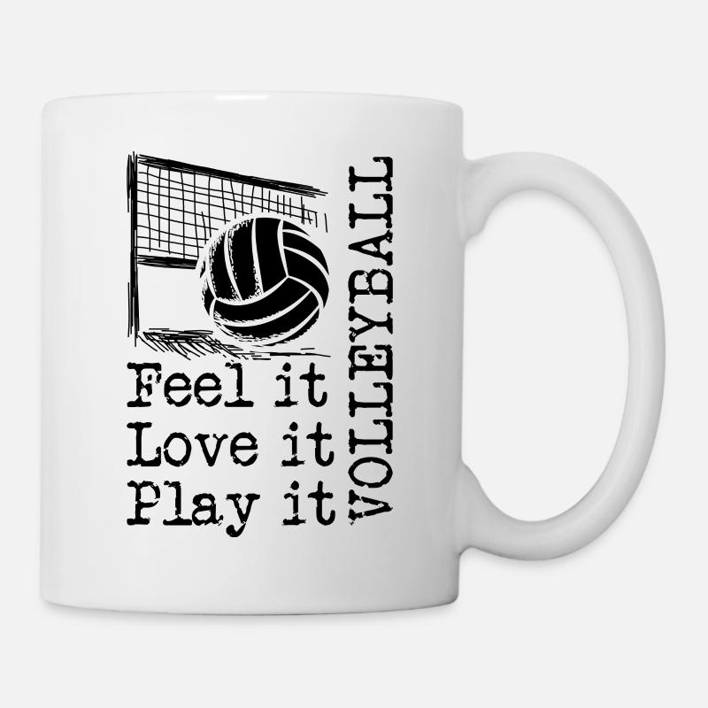 volley-ball - Mug blanc - blanc