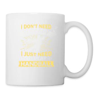 Funny Handball Shirt - Mug - white - Right