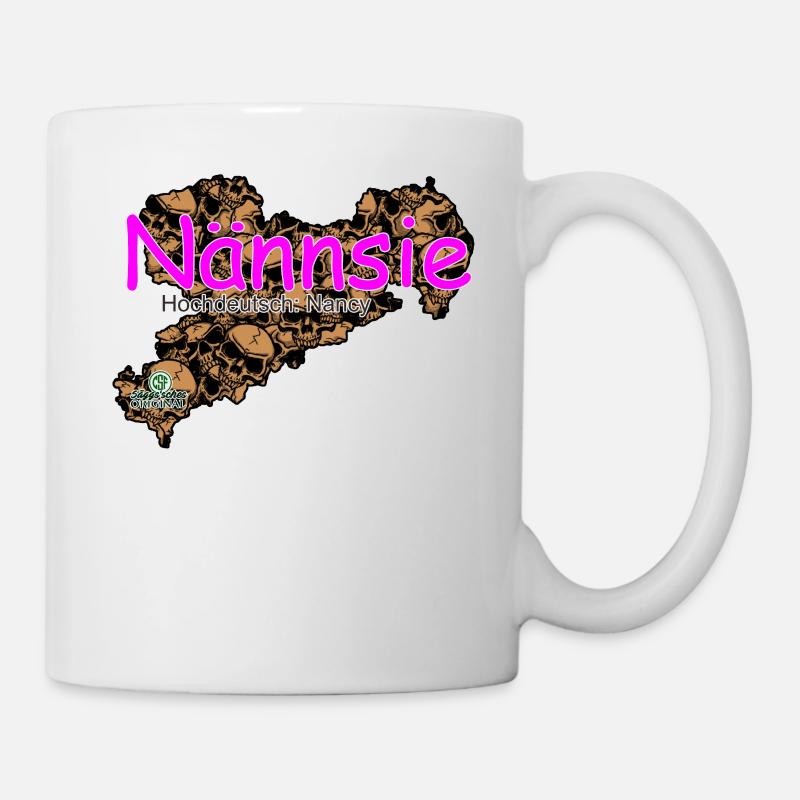 Nännsie - Nancy - Säggsch - Mug blanc - blanc